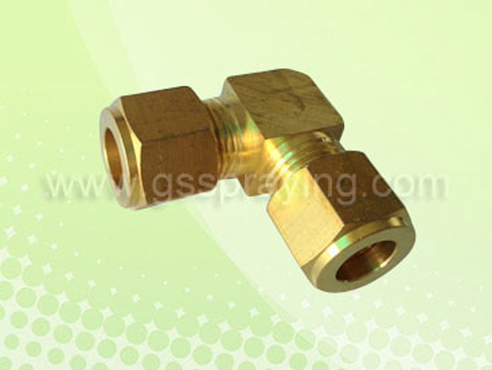 Economic high pressure brass threaded L connectors