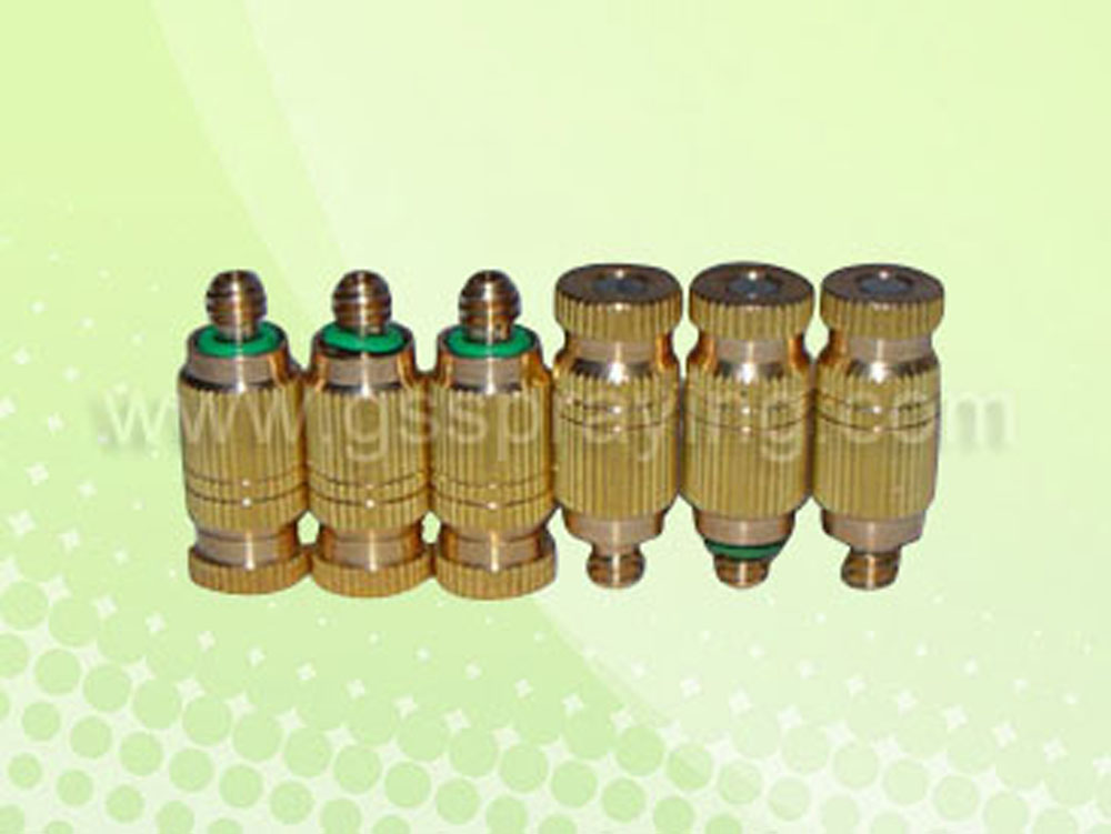 High pressure  anti-drop brass agricultral farming fog nozzles